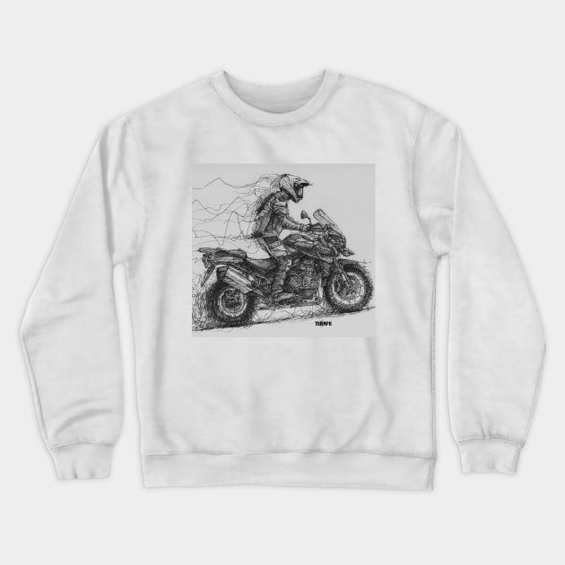 triumph Crewneck Sweatshirt by harot21